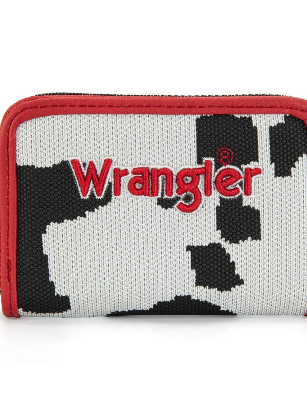 Wrangler Cow Print Tote and Wallet Set Red - Picture 9 of 9